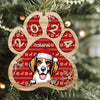 GeckoCustom Custom Dog Cat Photo Christmas Paw Ornament TA29 889592