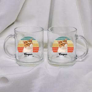 GeckoCustom Custom Dog Cat Photo Retro Glass Mug HO82 891126 11oz