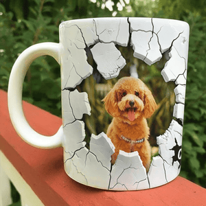 GeckoCustom Custom Dog Cat Photo With 3D Inflated Mug Personalized Gift N369 893094