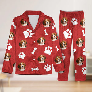 GeckoCustom Custom Dog Cat Photo With Accessories Pattern Pajamas NA29 888711