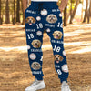 GeckoCustom Custom Dog Cat Photo With Baseball Pattern Sweatpants T286 HN590