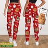 GeckoCustom Custom Dog Cat Photo With Baseball Pattern Sweatpants T286 HN590