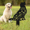 GeckoCustom Custom Dog Name Memorial Garden Stake TH10 891539