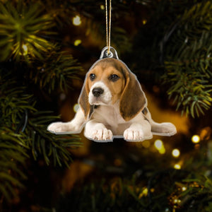 GeckoCustom Custom Dog Photo Acrylic Ornament N304 889891