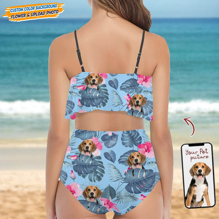 GeckoCustom Custom Dog Photo Bikini Swimsuit K228 889316