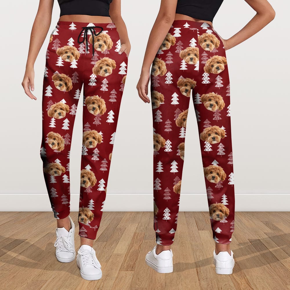 GeckoCustom Custom Dog Photo Christmas Gift For Dog Lover Sweatpants TH10 892023