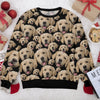 GeckoCustom Custom Dog Photo Family Ugly Sweater For Dog Lovers N304 HA75 891500