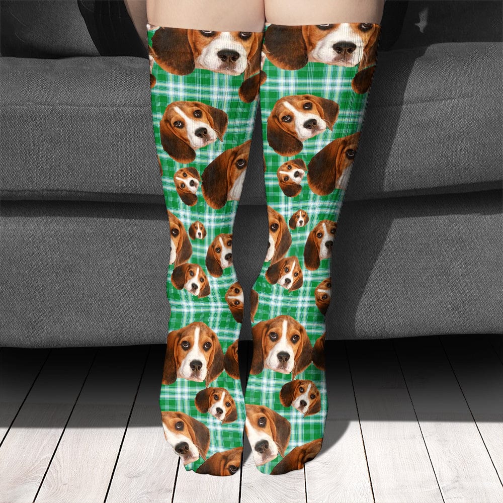GeckoCustom Custom Dog Photo For Men And Woman Sock N304 890205