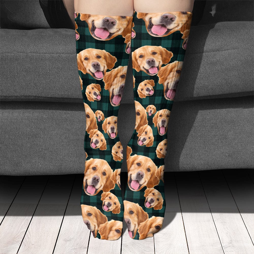 GeckoCustom Custom Dog Photo For Men And Woman Sock N304 890205