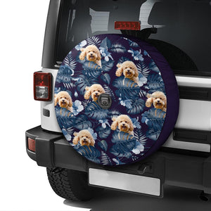 GeckoCustom Custom Dog Photo Hawaii Style Tire Cover T368 890009