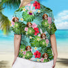 GeckoCustom Custom Dog Photo Women's Hawaii Shirt N304 888933