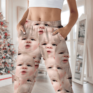 GeckoCustom Custom Face Dog Cat Family Pants Christmas Gift TA29 HA75 888950