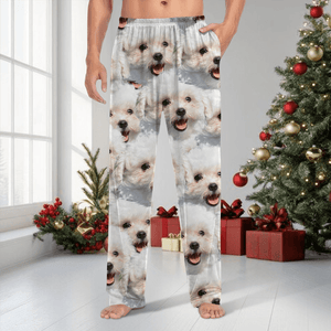 GeckoCustom Custom Face Dog Cat Family Pants Christmas Gift TA29 HA75 888950