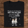 GeckoCustom Custom Face Photo Dog Wishes Dark Sweatshirt For Dog Lovers HO82 893478 Premium Tee / P Black / S