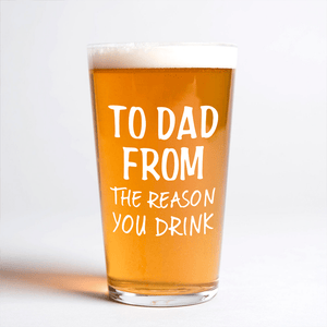 GeckoCustom Custom Face Photo From The Reasons You Drink Beer Glass DM01 890985 16oz