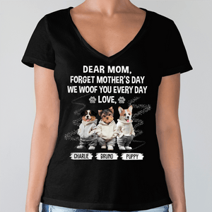 GeckoCustom Custom Face Photo I Woof You Grandpaw Dark Sweatshirt For Dog Lovers HO82 893504