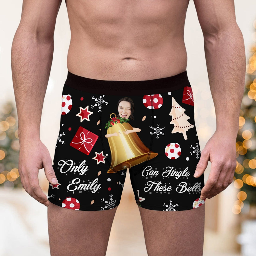 Customized Picture Boxer Briefs for Men Fathers Day Birthday Gift  Personalized Face Fun Underwear