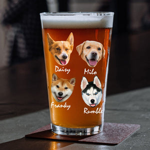 GeckoCustom Custom Face Photo Sometimes You Forget That You're Awesome Dad Beer Glass DM01 891003 16oz