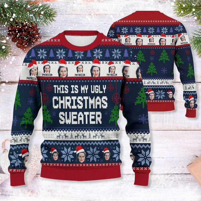 GeckoCustom Custom Face Photo This Is My Ugly Christmas Sweater N304 889917