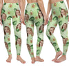 GeckoCustom Custom Face Photo With Accessory Pattern Legging Set N304 889140