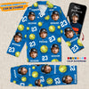 GeckoCustom Custom Face Photo With Softball Sport Pajamas T286 HN590