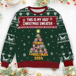 GeckoCustom Custom Face This Is My Ugly Christmas Ugly Sweater HA75 891418