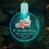 GeckoCustom Custom Family Name Christmas Led Acrylic Ornament HO82 893256 3 inches