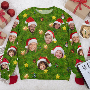 GeckoCustom Custom Funny Face Christmas Gift Idea Ugly Sweater TH10 891713