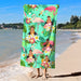 GeckoCustom Custom Funny Human Photo Aloha Beach Towel N304 890396 30"x60"