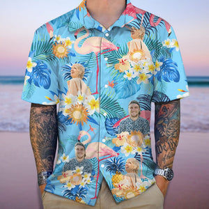 GeckoCustom Custom Funny Human Photo Aloha Hawaii Shirt N304 890250