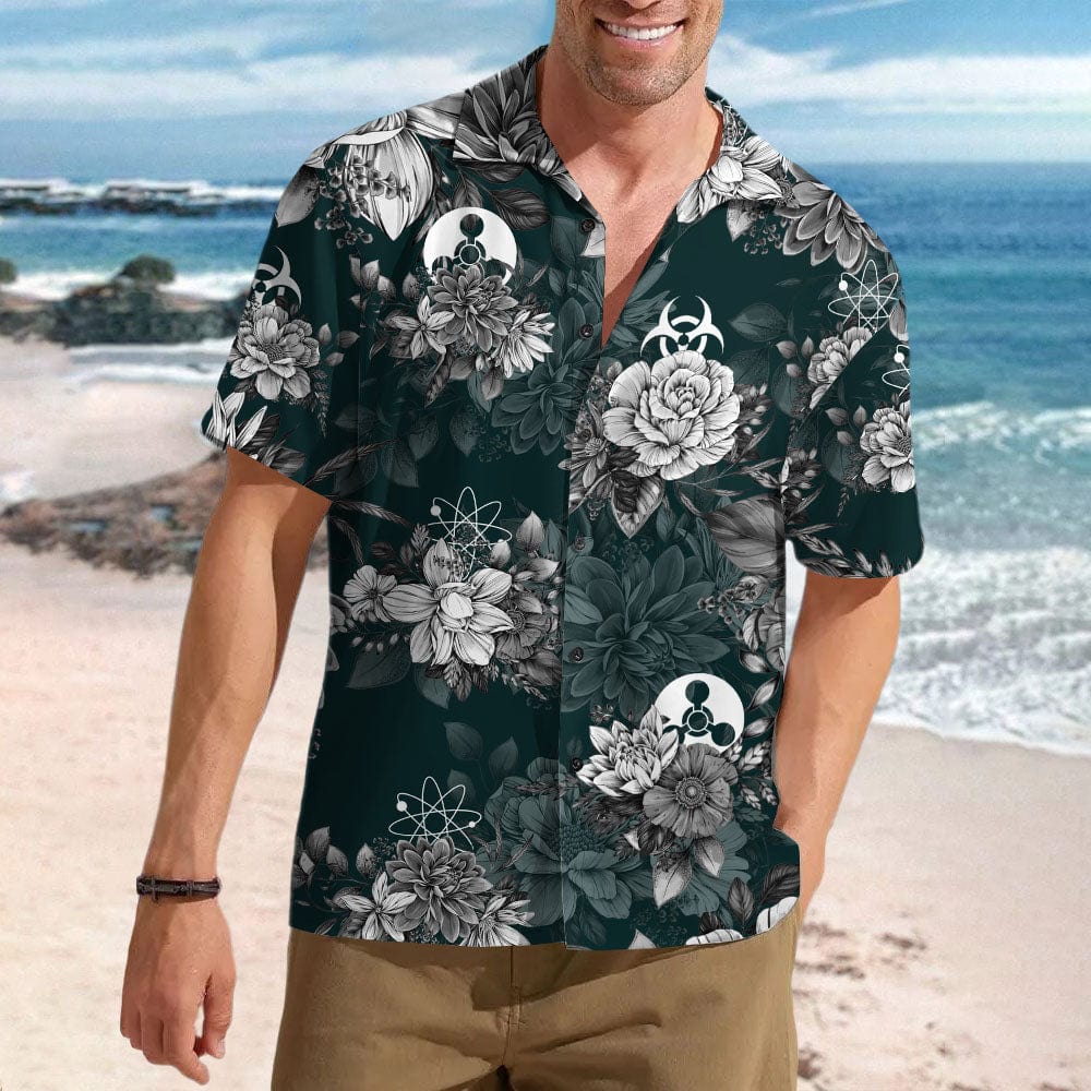 GeckoCustom Custom Hawaiian Dark Shirt HN590