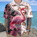 GeckoCustom Custom Human Face Photo With Flamingo Hawaii Shirt K228 890549