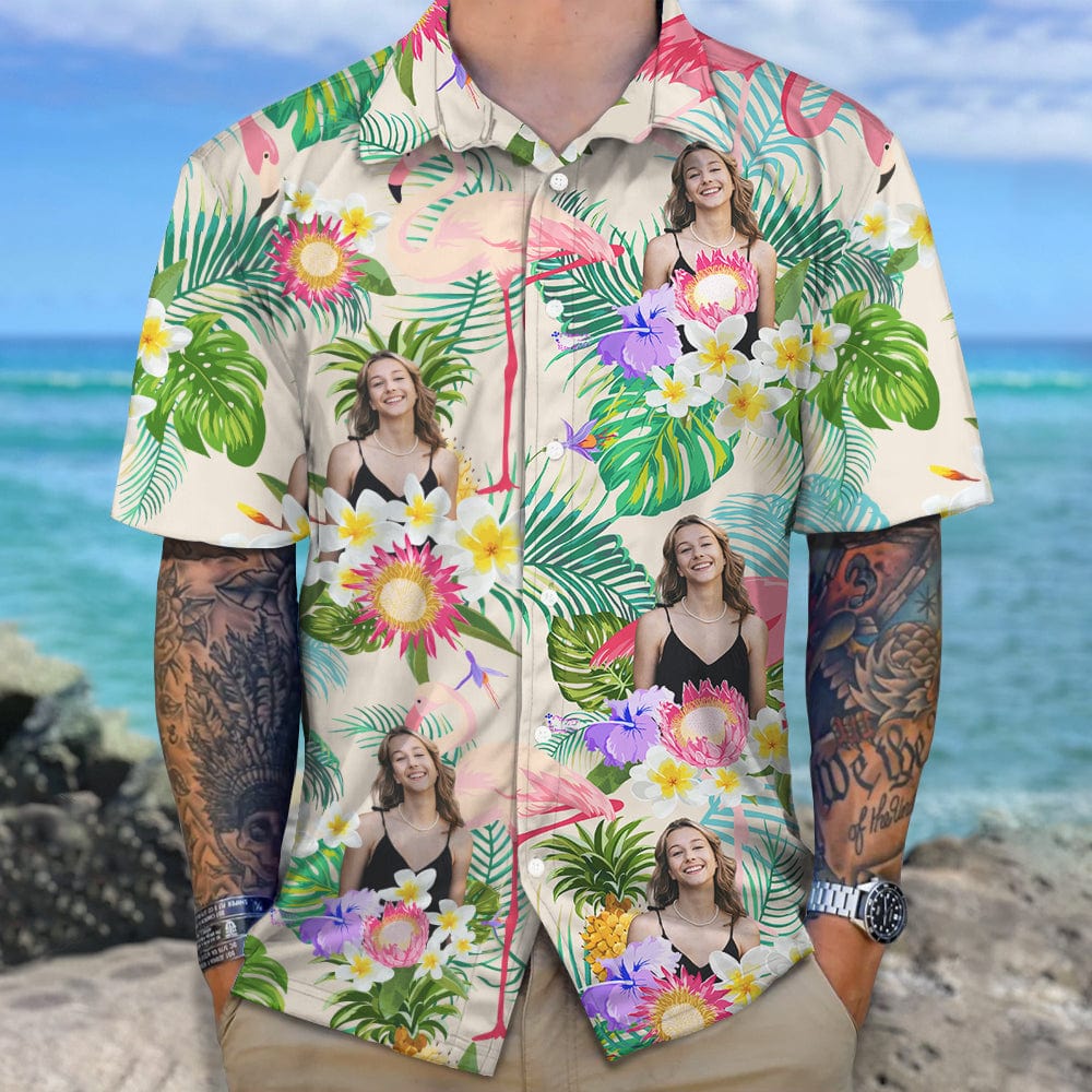 GeckoCustom Custom Human Photo Aloha Hawaii Shirt K228 890250