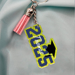 GeckoCustom Custom Name 2025 Graduation Keychain TH10 892351