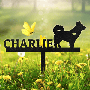 GeckoCustom Custom Name And Dog Clipart For Memorial Garden Stake Personalized Gift TH10 891583