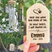GeckoCustom Custom Name And Think Of Me Memorial Wind Chimes Personalized Gifts TA29 889879 Natural - Black Text