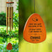 GeckoCustom Custom Name And Think Of Me Memorial Wind Chimes Personalized Gifts TA29 889879 Brown - Black Text