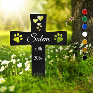 GeckoCustom Custom Name And Year For Dog Cat Memorial Garden Stake TH10 891623