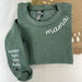 GeckoCustom Custom Name Embroidered Mama Sweatshirt For Cat Lovers TA29 890366