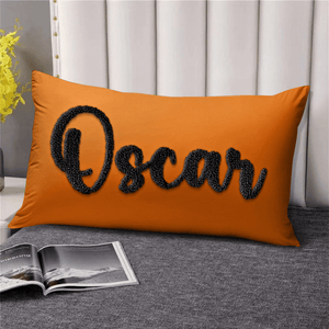 GeckoCustom Custom Name Home Decor Embroidered Pillow Personalized Gift TH10 891709