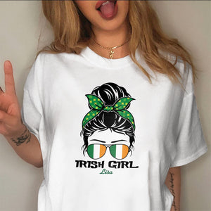 GeckoCustom Custom Name Irish Girl Shirt TH10 892305