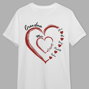GeckoCustom Custom Name Mommy's Sweethearts Family Shirt Personalized Gift N304 890497