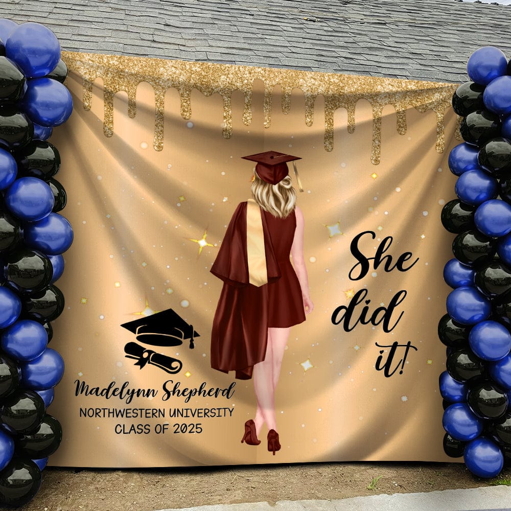 Graduation Backdrop Easy Graduation Backdrop Ideas