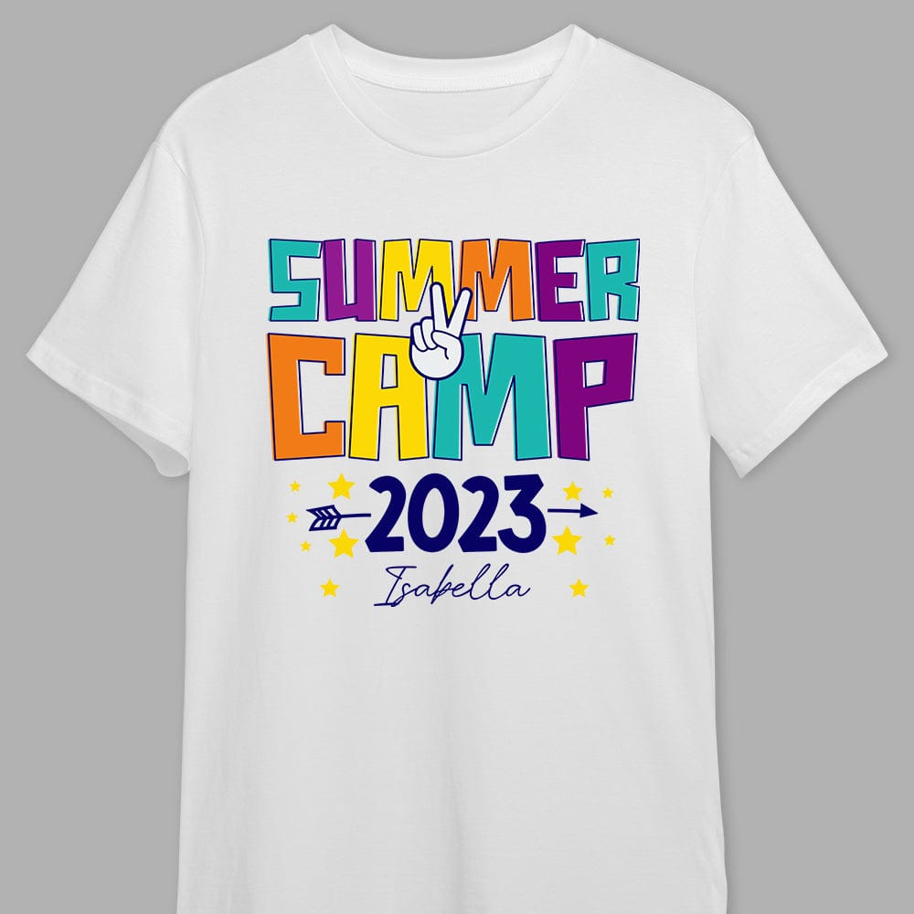 GeckoCustom Custom Name Summer Camp Shirt 2023 K228 889641