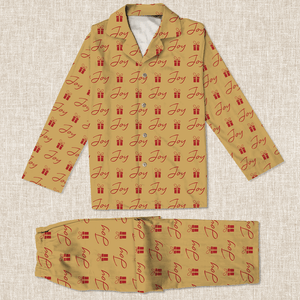 GeckoCustom Custom Name With Christmas Icons Vintage Pajamas TA29 889896