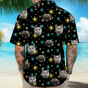 GeckoCustom Custom Pet Portrait Hawaii Shirt Personalized Family Face Gifts Valentines Gift HA75 895054