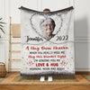 GeckoCustom Custom Photo A Hug From Heaven Memorial Blanket N304 890255