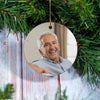 GeckoCustom Custom Photo A Limb Has Fallen Loss Of Father Mother Memorial Christmas Ceramic Ornament HO82 893058