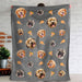 GeckoCustom Custom Photo and Accessories Dog Cat Blanket TA29 VPM Cozy Plush Fleece 50x60 Inches
