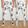 GeckoCustom Custom Photo And Name With Paw Pattern For Cat Lovers Sweatpants N304 889808